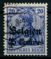 BES 1WK LP BELGIEN Nr 4II Gestempelt X77B066 - Besetzungen 1914-18