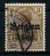 BES 1WK LP BELGIEN Nr 1 Gestempelt X77B262 - Occupation 1914-18