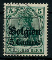 BES 1WK LP BELGIEN Nr 2 Gestempelt X77B1F2 - Occupation 1914-18