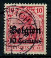 BES 1WK LP BELGIEN Nr 3 Gestempelt X77B212 - Occupation 1914-18