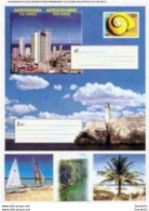 660  Lighthouses - Phares -  Cities - Beaches - Shells - Coquillages - Aerogramme 1999 - Unused - Cb - 2,95 - Phares