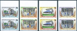 St.Vincent 1985 Industry - Grain Mill,Set Of 4 Imperforate,2 Complete Series In Pairs,MNH - St.Vincent (1979-...)