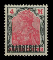 SAARGEBIET GERMANIA Nr 49 Postfrisch X78859E - Unused Stamps