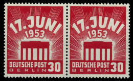 BERLIN 1953 Nr 111 Postfrisch WAAGR PAAR X78D5A6 - Ungebraucht