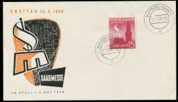 SAAR OPD 1958 Nr 435 BRIEF FDC X78FE5E - Briefe U. Dokumente