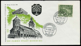 SAAR OPD 1958 Nr 436 BRIEF FDC X78FE2E - Lettres & Documents