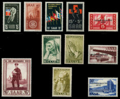 SAARLAND 1955 Nr 357-367 Postfrisch JAHRGANG X79292E - Ungebraucht