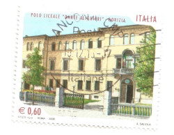 (REPUBBLICA ITALIANA) 2008, POLO LICEALE 'DANTE ALIGHIERI', GORIZIA - Serie Di 1 Francobollo Usato - 2001-10: Gebraucht