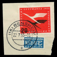 BRD 1955 Nr 208 Gestempelt Briefstück X792C86 - Usati