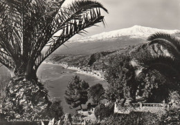 AD128 Taormina (Messina) - Panorama Con L'Etna / Viaggiata 1965 - Andere & Zonder Classificatie