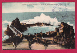 WW2 FORMATION SANITAIRE BIARRITZ CASINO BELLEVUE 1915 HOPITAL MILITAIRE BASSES PYRENEES POUR MONTMORENCY LETTRE - Guerre De 1939-45