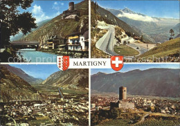 12137970 Martigny VS Panorama Burgruine Alpenpass Martigny - Other & Unclassified