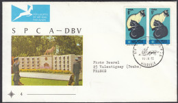 AFRICA SUD OVEST - 1972 - Busta Numerata FDC Con Due Yvert 311 Con Cartoncino Di Propaganda - FDC