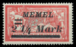MEMEL 1922 Nr 89 Postfrisch X887ADE - Memelgebiet 1923