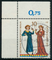 BERLIN 1970 Nr 354 Zentrisch Gestempelt ECKE-OLI X91D996 - Used Stamps