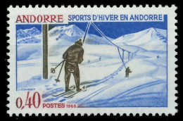 ANDORRA (FRANZ. POST) 1966 Nr 196 Postfrisch SB0EEA6 - Ungebraucht