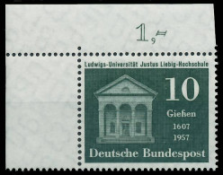 BRD BUND 1957 Nr 258 Postfrisch ECKE-OLI X2F7BF2 - Nuovi