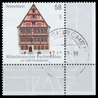 BRD BUND 2012 Nr 2970 Zentrisch Gestempelt ECKE-URE X32605E - Used Stamps