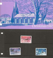 Isle Of Man 1985 Christmas: Churches, Mi 295-297 MNH(**) - Man (Ile De)