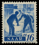 SAARLAND 1947 Nr 213Z Postfrisch S01F9AE - Unused Stamps