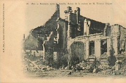 08* BAZELLES  Ruines 1870          MA99,0689 - Other Wars