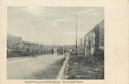 55* VILOTTE DEVANT LOUPPY  Ruines WW1       RL25,0308 - Guerre 1914-18