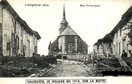 55* VAUQUOIS  Rue Principale En 1914 – CPSM  (format 9x14cm)      RL25,0253 - Guerre 1914-18