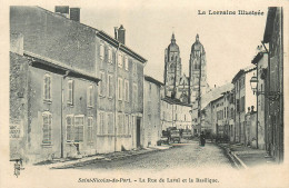 54* ST NICOLAS DE PORT Rue De Laval Et Basilique      RL25,0079 - Saint Nicolas De Port