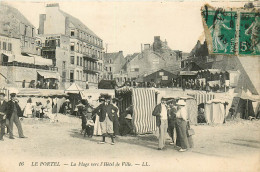 62* LE PORTEL  La Plage Vers L Hotel De Ville   RL25,1943 - Le Portel