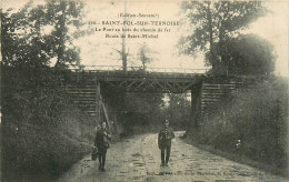 62* ST POL S/TERNOISE  Pont En Bois Du Chemin De Fer   RL25,1858 - Saint Pol Sur Ternoise