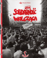 POLAND 2017 POLISH POST SPECIAL LIMITED EDITION FOLDER FIGHTING SOLIDARITY TRADE UNION SOLIDARNOSC &COLLECTORS PIN BADGE - Brieven En Documenten