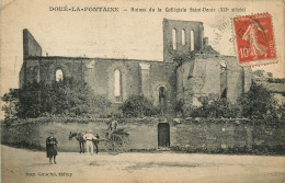 49* DOUE LA FONTAINE  Ruines Collegiale St Denis          RL37.0252 - Doue La Fontaine