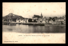 08 - GIVET - LE QUAI DE LA MEUSE ET LE FORT DE CHARLEMONT - Givet