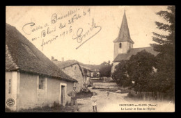 55 - BROUSSEY-EN-BLOIS - LE LAVOIR ET LA RUE DE L'EGLISE - EDITEUR DEROLE - Other & Unclassified