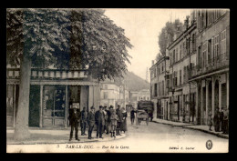 55 - BAR-LE-DUC - RUE DE LA GARE - EDITEUR E. COCHET - Bar Le Duc