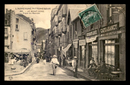 63 - LE MONT-DORE - PLACE DU MARCHE - CAFE DU SANCY A. BANY-RICHARD - Le Mont Dore