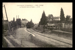 63 - RIOM - LA NOUVELLE GARE DE CHEMIN DE FER DE MOZAC - Riom