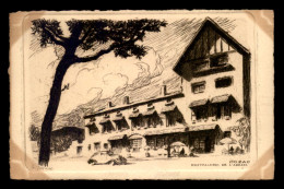 63 - MOZAC - HOSTELLERIE DE L'ABBAYE - GRAVURE - Sonstige & Ohne Zuordnung