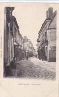 Saint Calais (72 Sarthe) Grande Rue - Carte Précurseur édit. Royan Phot. Richer - Saint Calais