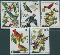 Aitutaki 1985 SG518-522 Audubon Birds Set MNH - Cookeilanden