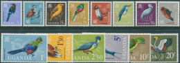 Uganda 1965 SG113-126 Birds Set MLH - Oeganda (1962-...)