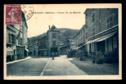 69 - BEAUJEU - PLACE DE LA MAIRIE - CAFE CHANTELOUBE - Beaujeu