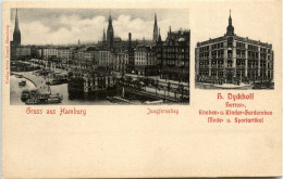 Hamburg,Grüsse, Jungfernstieg - Other & Unclassified