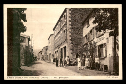 69 - SAINT-DIDIER-SOUS-RIVERIE - RUE PRINCIPALE - HOTEL PALLUY - Other & Unclassified