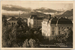Villach, Franz Josefstrasse Mit Mangart Im Hintergrund - Villach