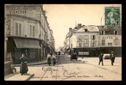 77 - MELUN - GRANDE RUE ST-ETIENNE - COMMERCE DE VIN "VIGNERON" - HOTEL DE L'ISLE - Melun