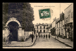 77 - COULOMMIERS - AVENUE DE LA GARE - CAFE DE L'EST J. CABOURET - EQUARISSEUR-ENGRAIS COUTEREAU - Coulommiers