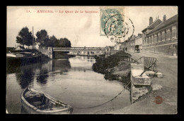 80 - AMIENS - LE QUAI DE LA SOMME - PENICHE - Amiens