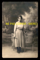 88 - FEMME, LUCIE WITZMANN - PHOTOGRAPHIE M. DANCOURT, CHARMES - CARTE PHOTO ORIGINALE - VOIR ETAT - Charmes