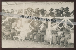 88 - CONTREXEVILLE - TRIBUNES DES COURSES HIPPIQUES - 4 CARTES PHOTOS ORIGINALES - Contrexeville